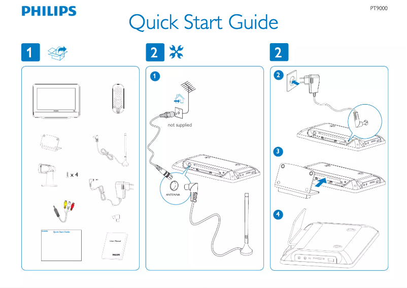 Image de la première page du manuel de l'appareil PT9000
