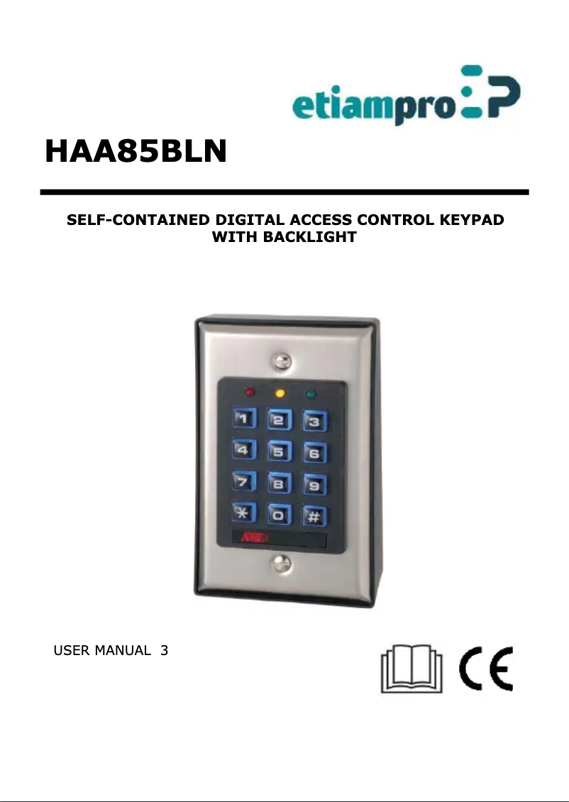 Image de la première page du manuel de l'appareil HAA85BLN