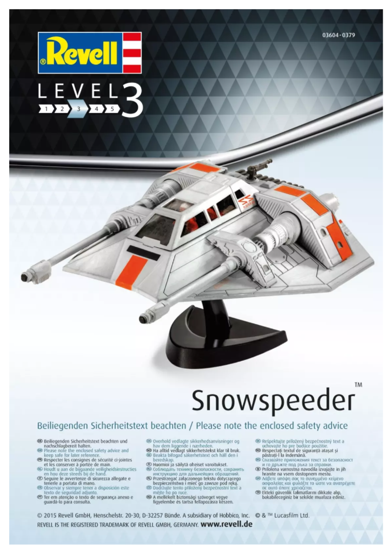 Image de la première page du manuel de l'appareil Snowspeeder