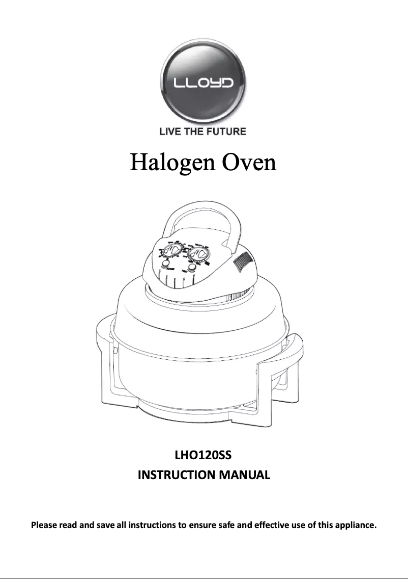 Image de la première page du manuel de l'appareil LHO120SS