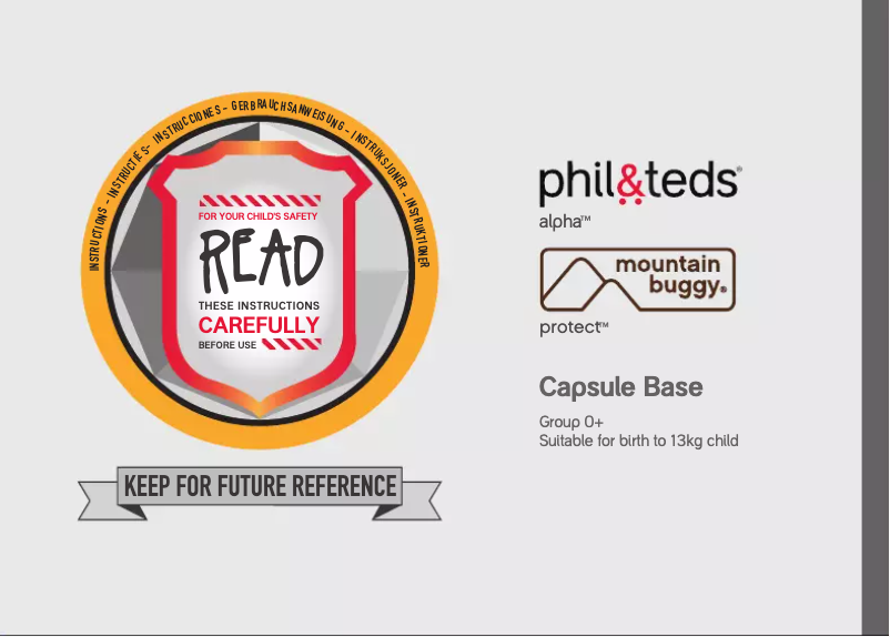 Página 1 del manual Manual de usuario Mountain Buggy Universal Base