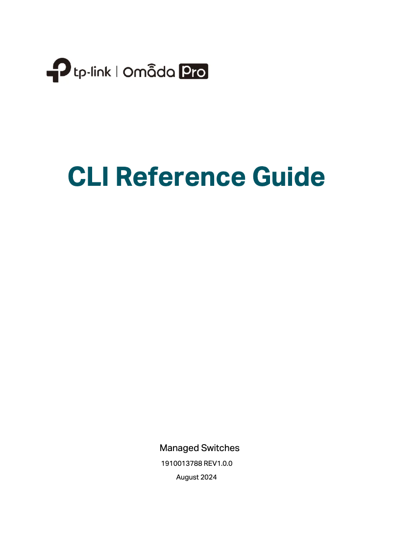 Imagen de la primera página del manual del dispositivo Omada Pro S5500-4XHPP2XF