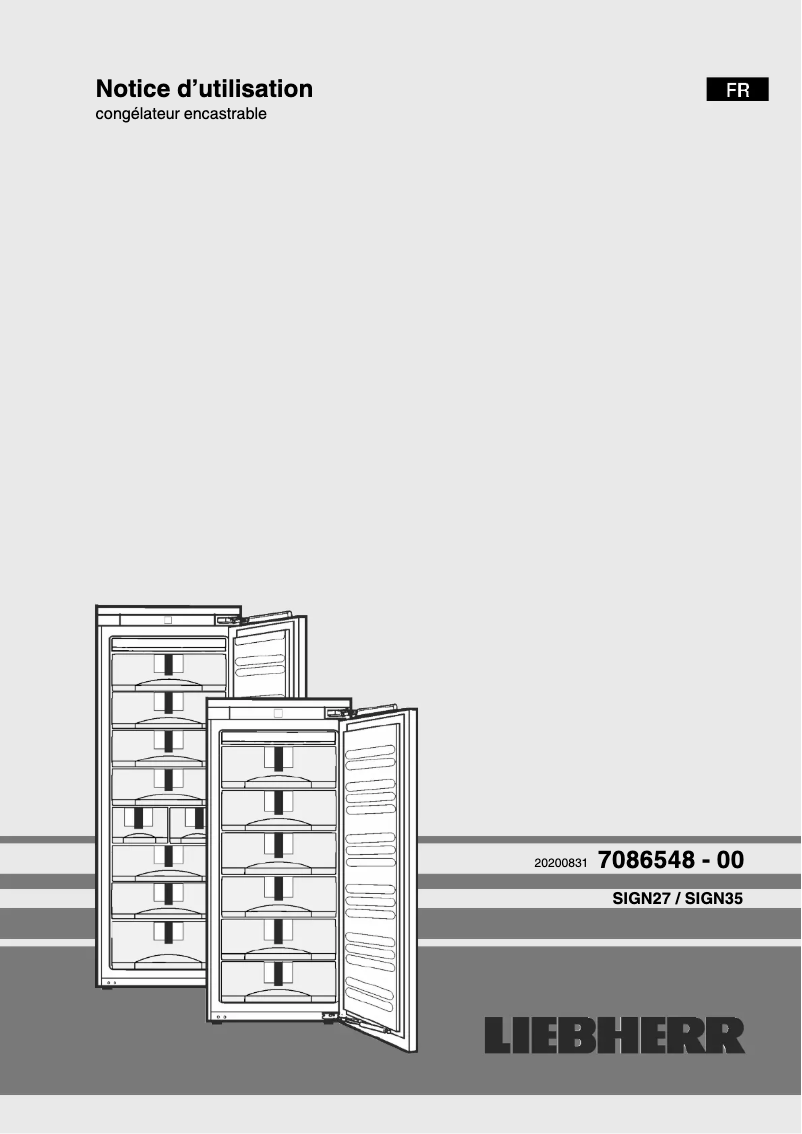 Image de la première page du manuel de l'appareil SIGN 3576 Premium