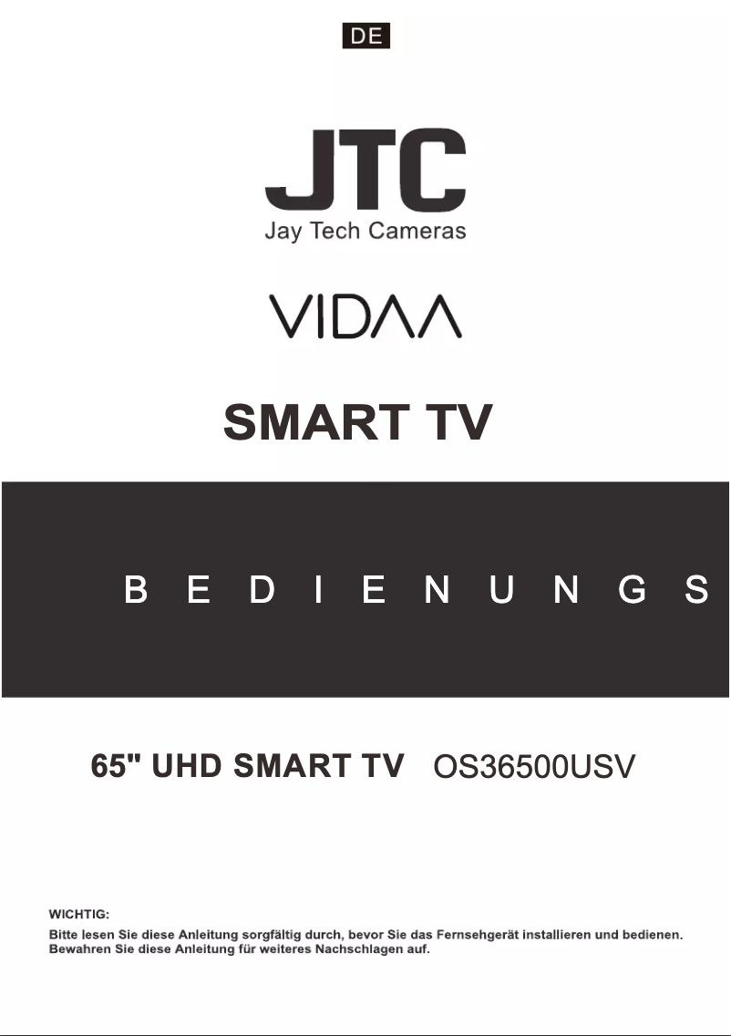 Page n°1 - Manuel utilisateur Jay-Tech OS36500USV