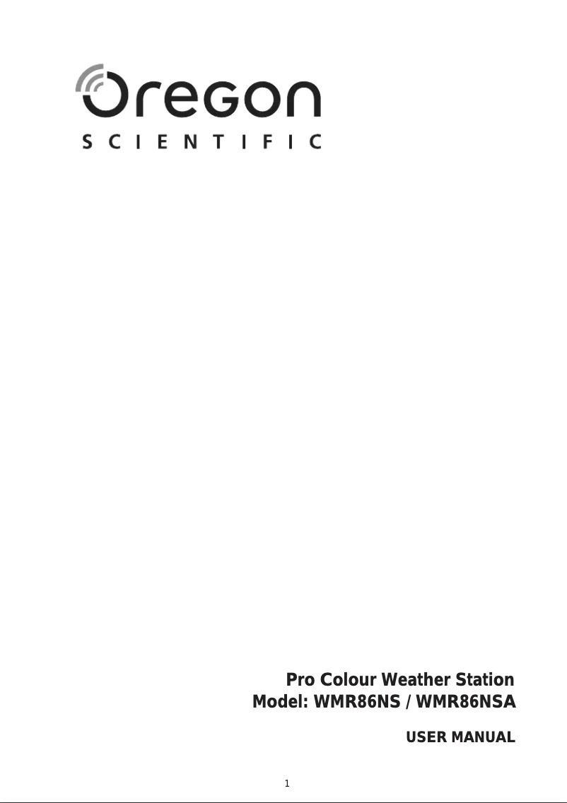 Image de la première page du manuel de l'appareil WMR86NSX