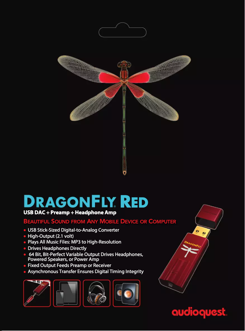 Imagen de la primera página del manual del dispositivo DragonFly Red v1.0