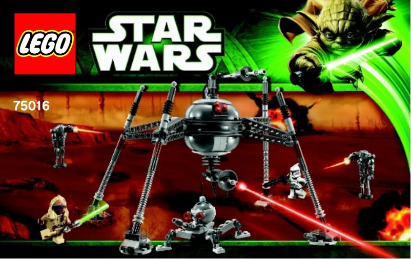 Page 1 de la notice Manuel utilisateur Lego Star Wars 75016