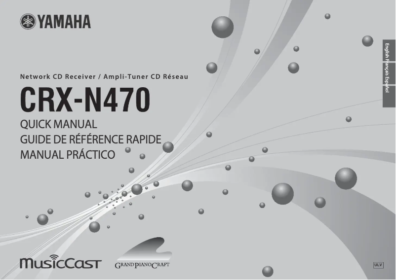 Image de la première page du manuel de l'appareil CRX-N470