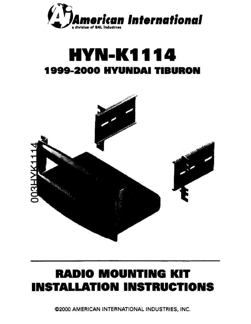 Image de la première page du manuel de l'appareil HYNK1114