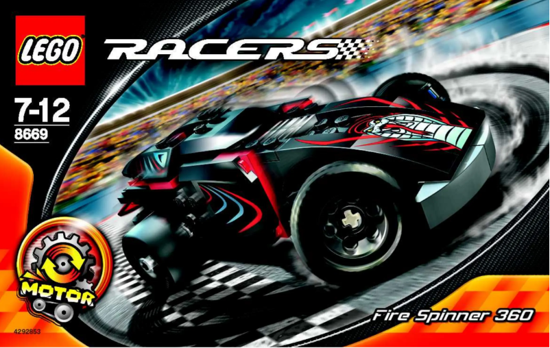 Page n°1 - Manuel utilisateur Lego Racers 8669