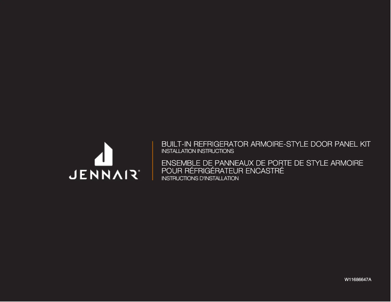 Page n°1 - Manuel utilisateur JennAir W10663562