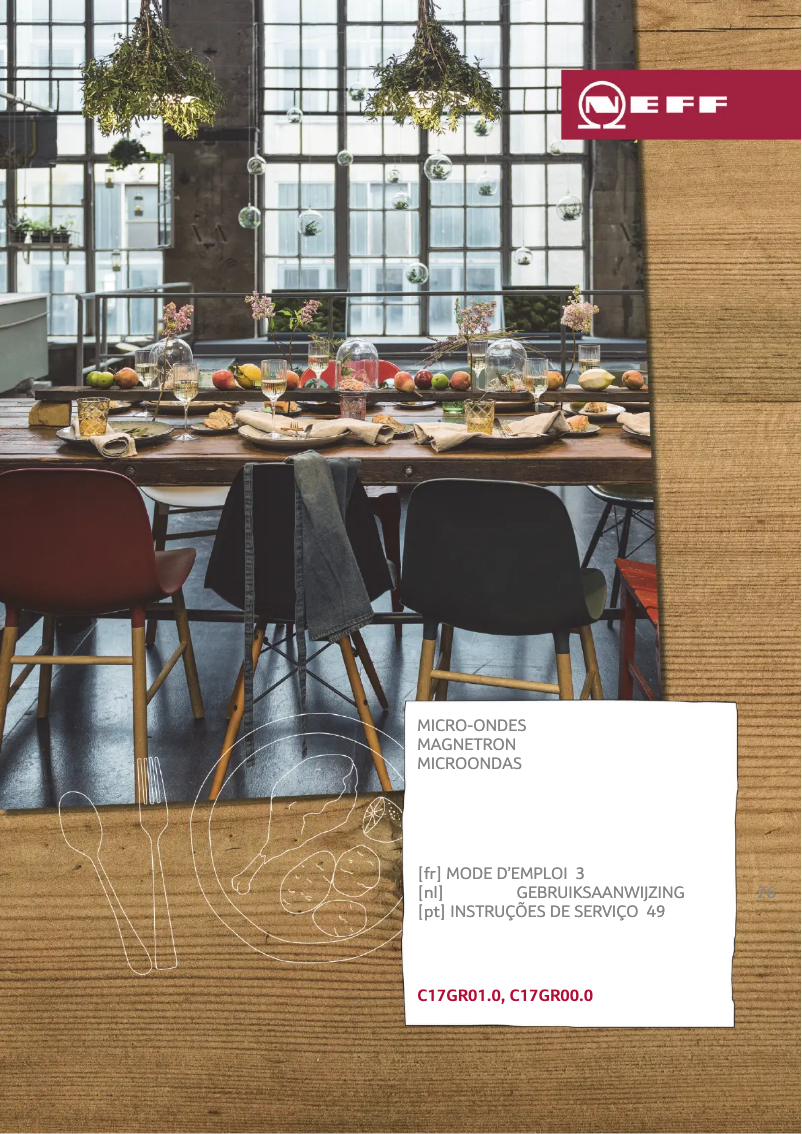 Page 1 de la notice Manuel utilisateur Neff C17GR01N0