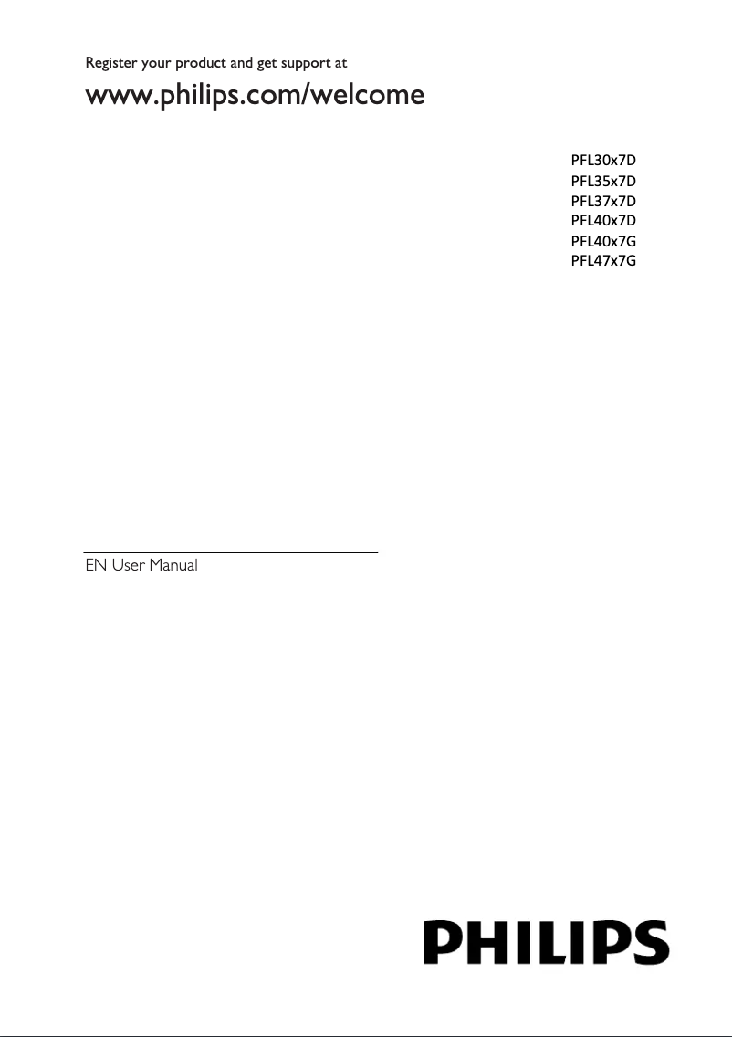 Image de la première page du manuel de l'appareil 42PFL4007G