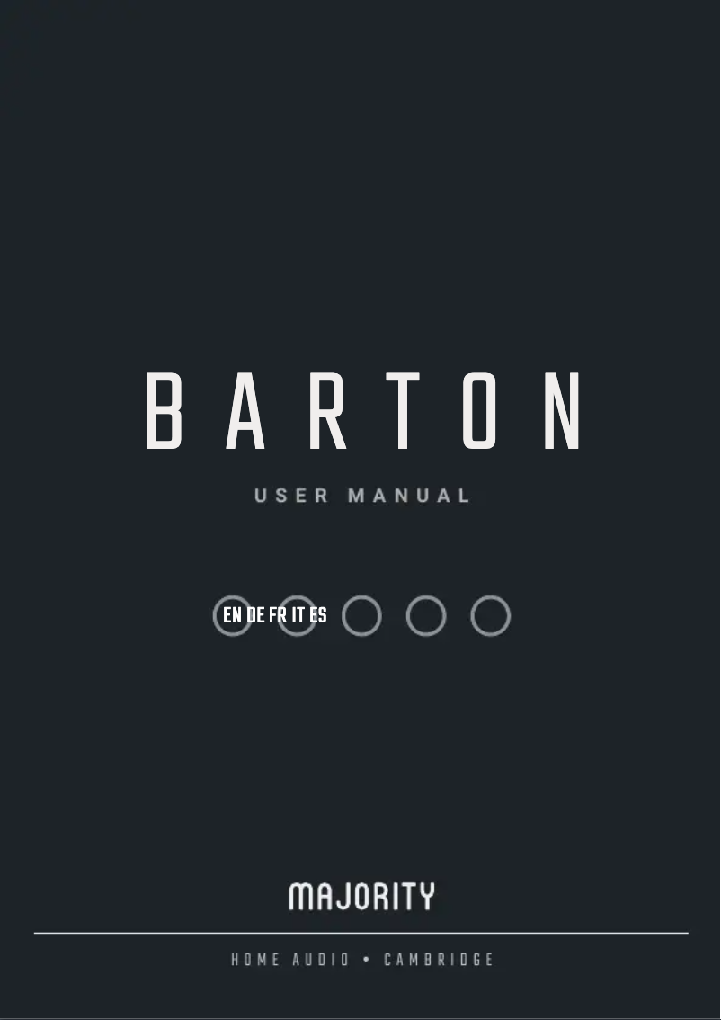 Image de la première page du manuel de l'appareil Barton