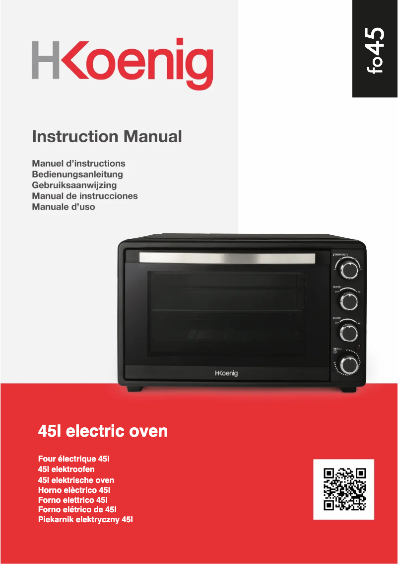 Image de la première page du manuel de l'appareil FO45