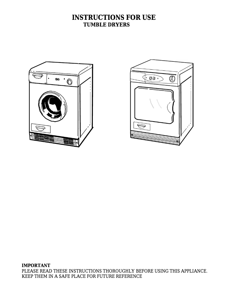 Image de la première page du manuel de l'appareil 93AW