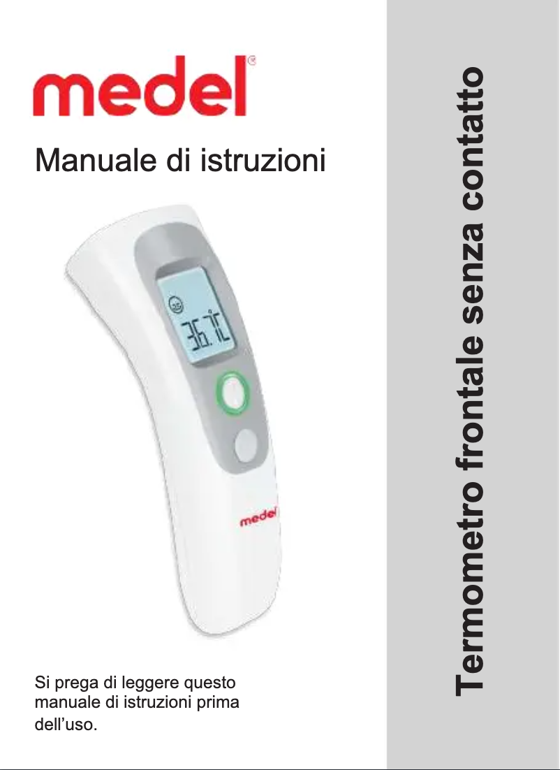 Page 1 de la notice Manuel utilisateur Medel No Contact Plus