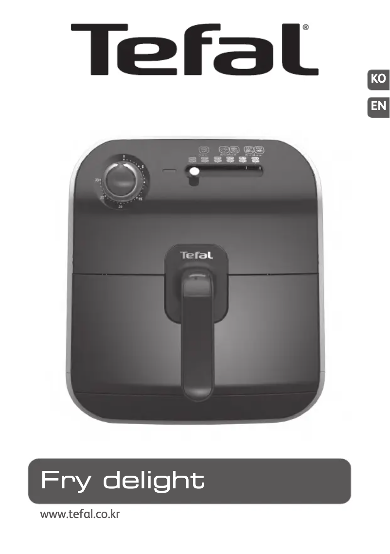 Page 1 de la notice Manuel utilisateur Tefal Fry Delight FX1000