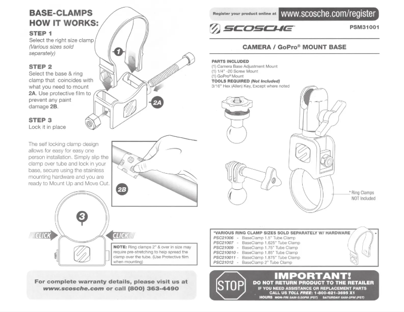 Image de la première page du manuel de l'appareil PSM31001