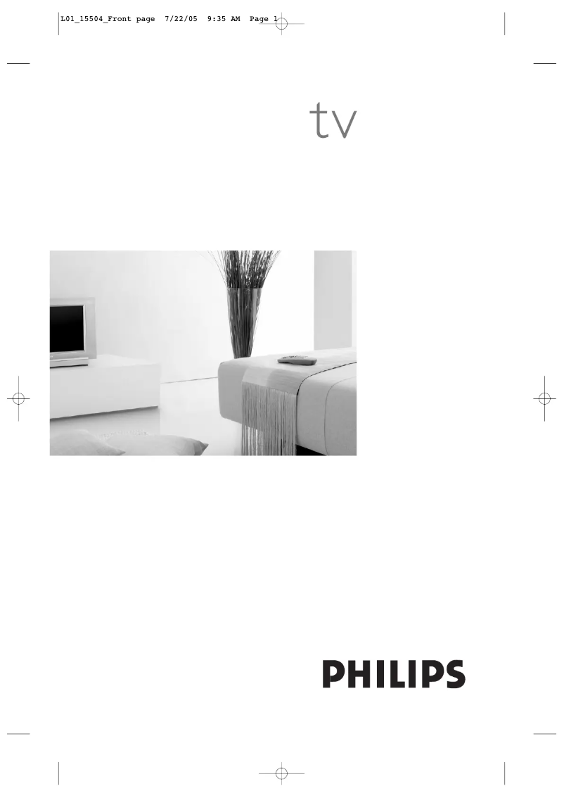 Page n°1 - Manuel utilisateur Philips 15PT2967