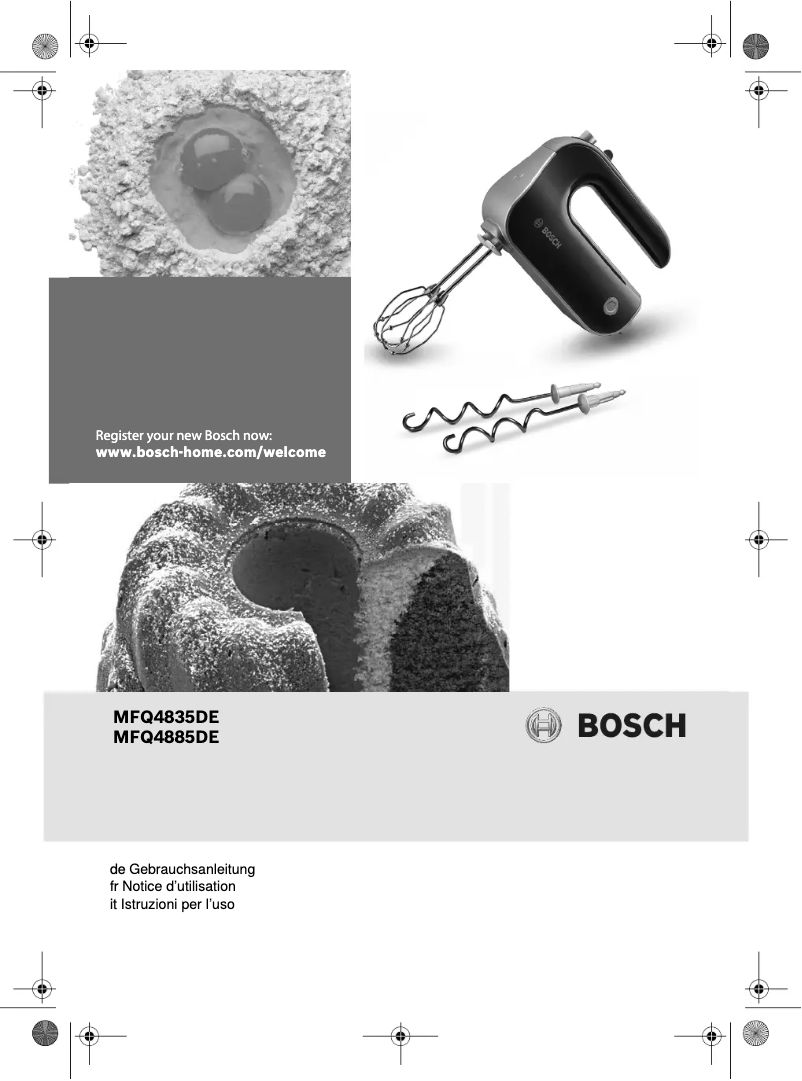 Imagen de la primera página del manual del dispositivo MFQ4885DE