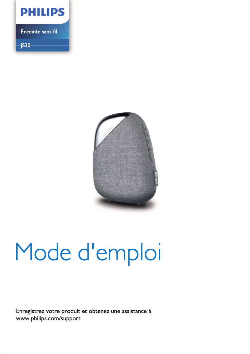 Page 1 de la notice Manuel utilisateur Philips Georg Jensen TAJS30