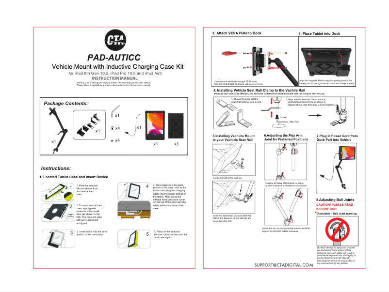 Image de la première page du manuel de l'appareil PAD-AUTICC