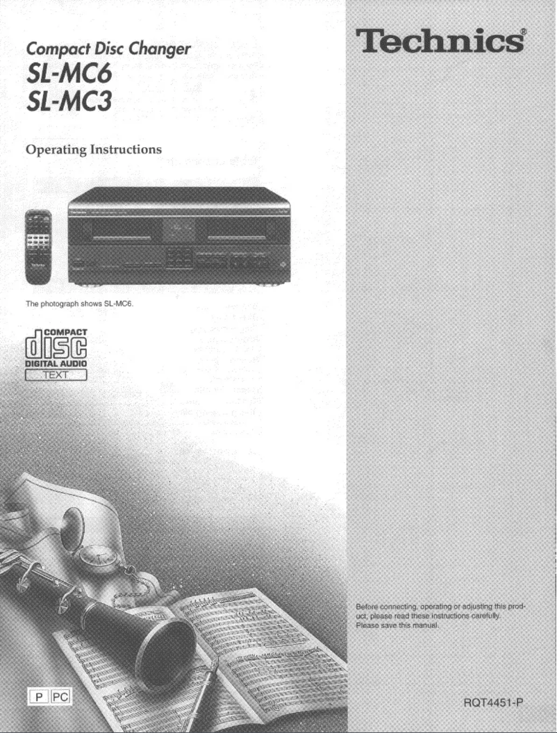 Image de la première page du manuel de l'appareil SL-MC6