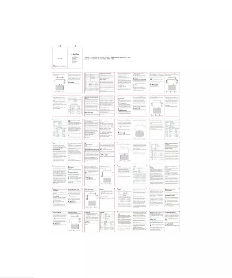 Page n°1 - Manuel utilisateur Realme RMP2102