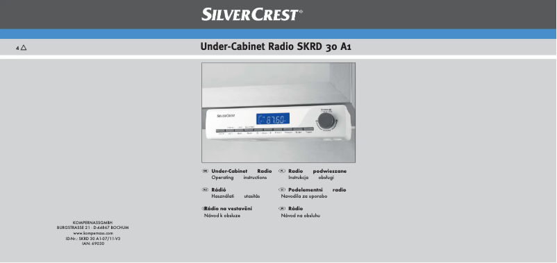 Page 1 de la notice Manuel utilisateur SilverCrest KH 2299