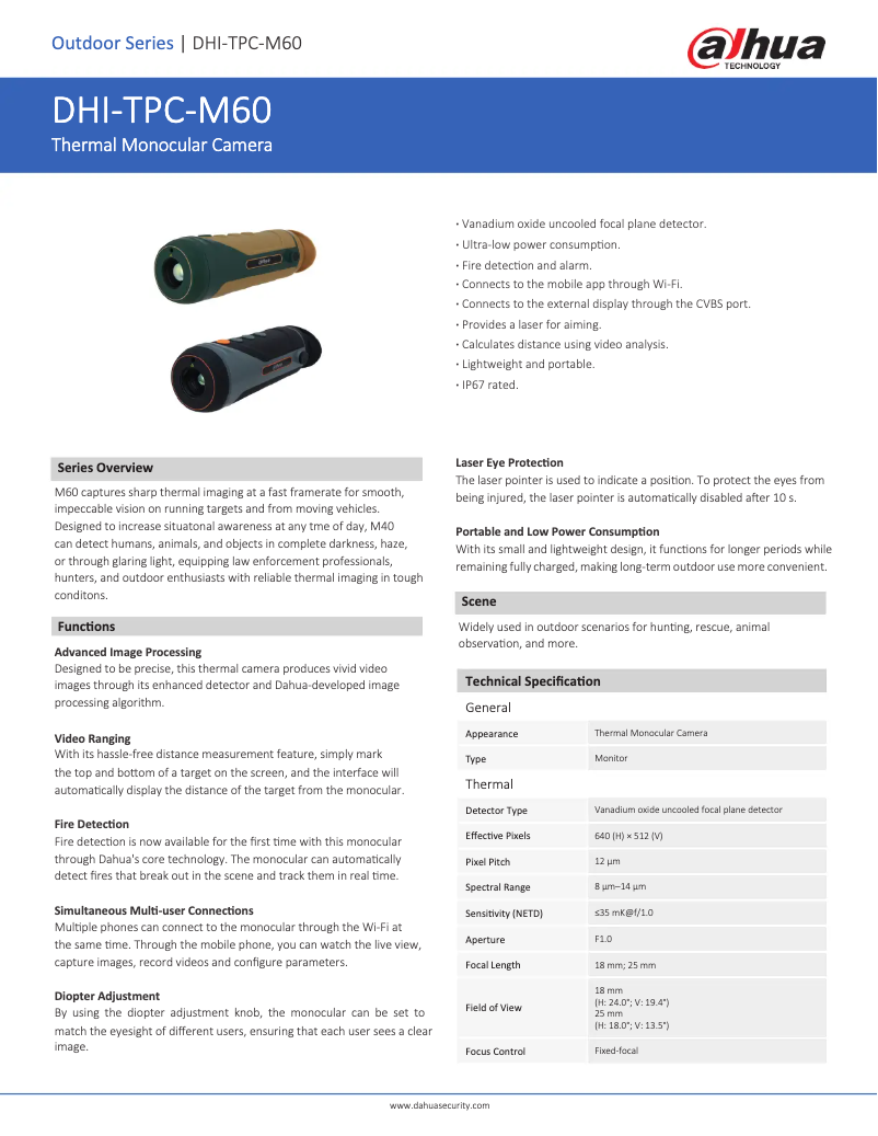 Image de la première page du manuel de l'appareil TPC-M60