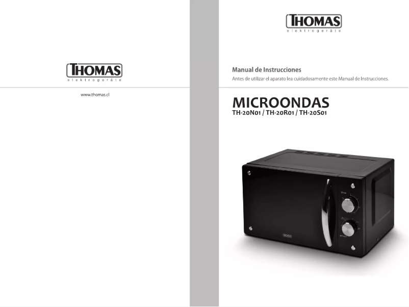 Image de la première page du manuel de l'appareil TH-20S01