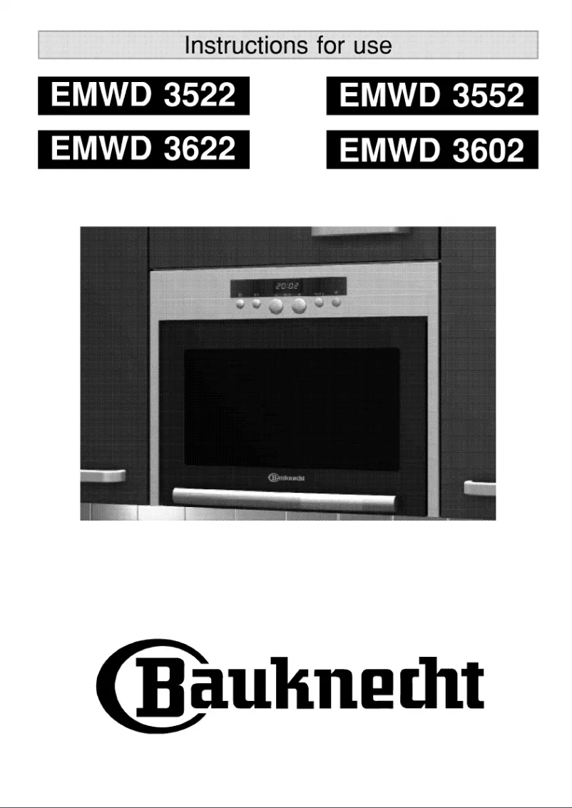 Image de la première page du manuel de l'appareil EMWD 3552