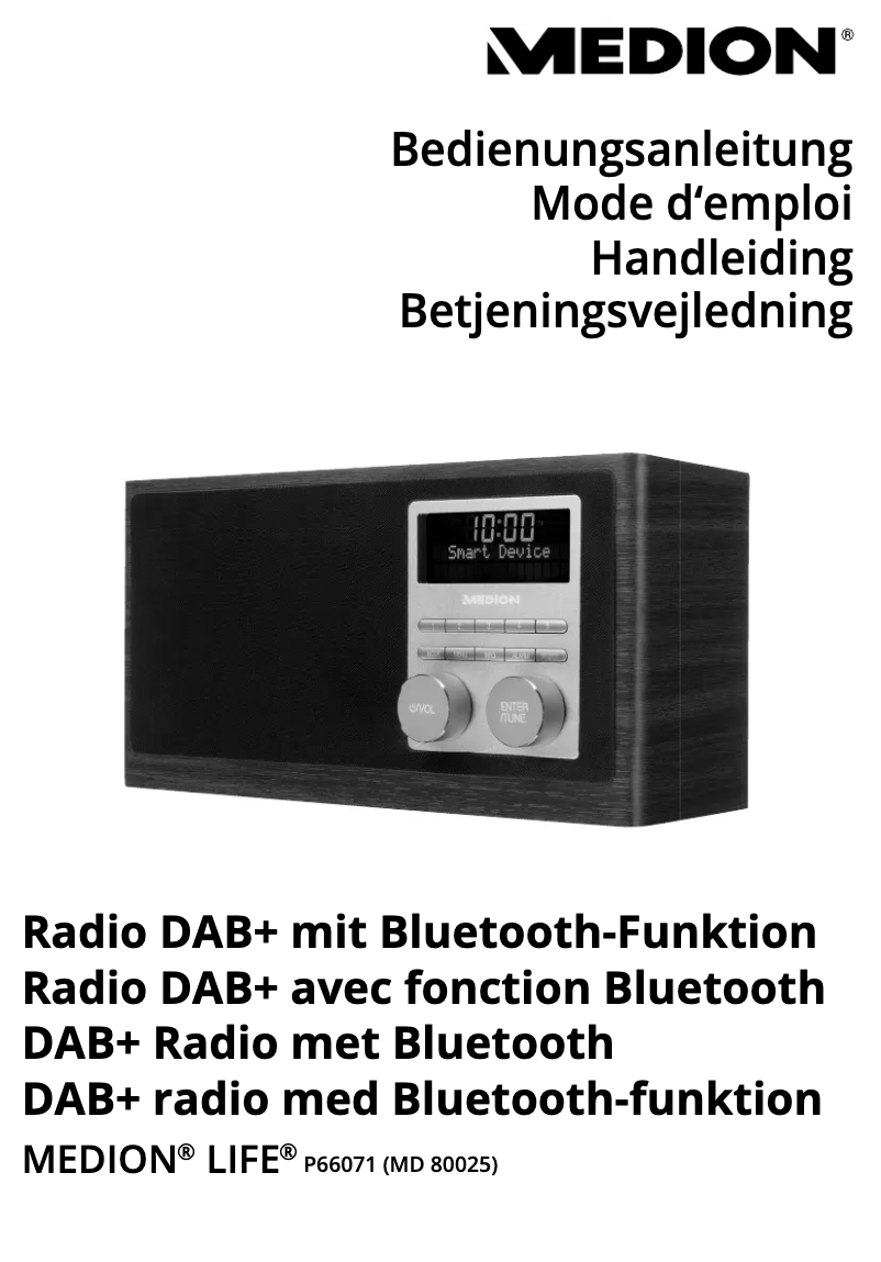 Page n°1 - Manuel utilisateur Medion LIFE P66071 (MD 80025)