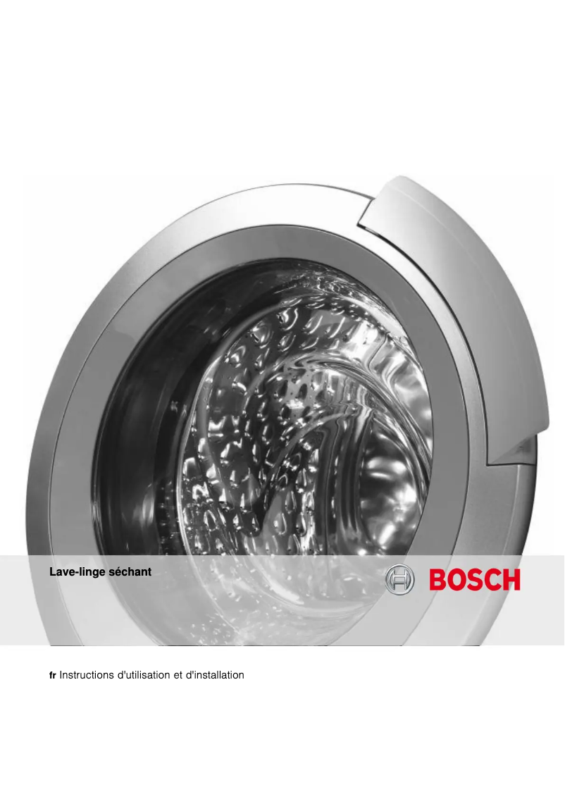 Page 1 de la notice Manuel utilisateur Bosch Avantixx WKD28540EU