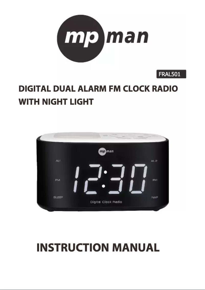 Page 1 de la notice Manuel utilisateur Mpman FRAL501