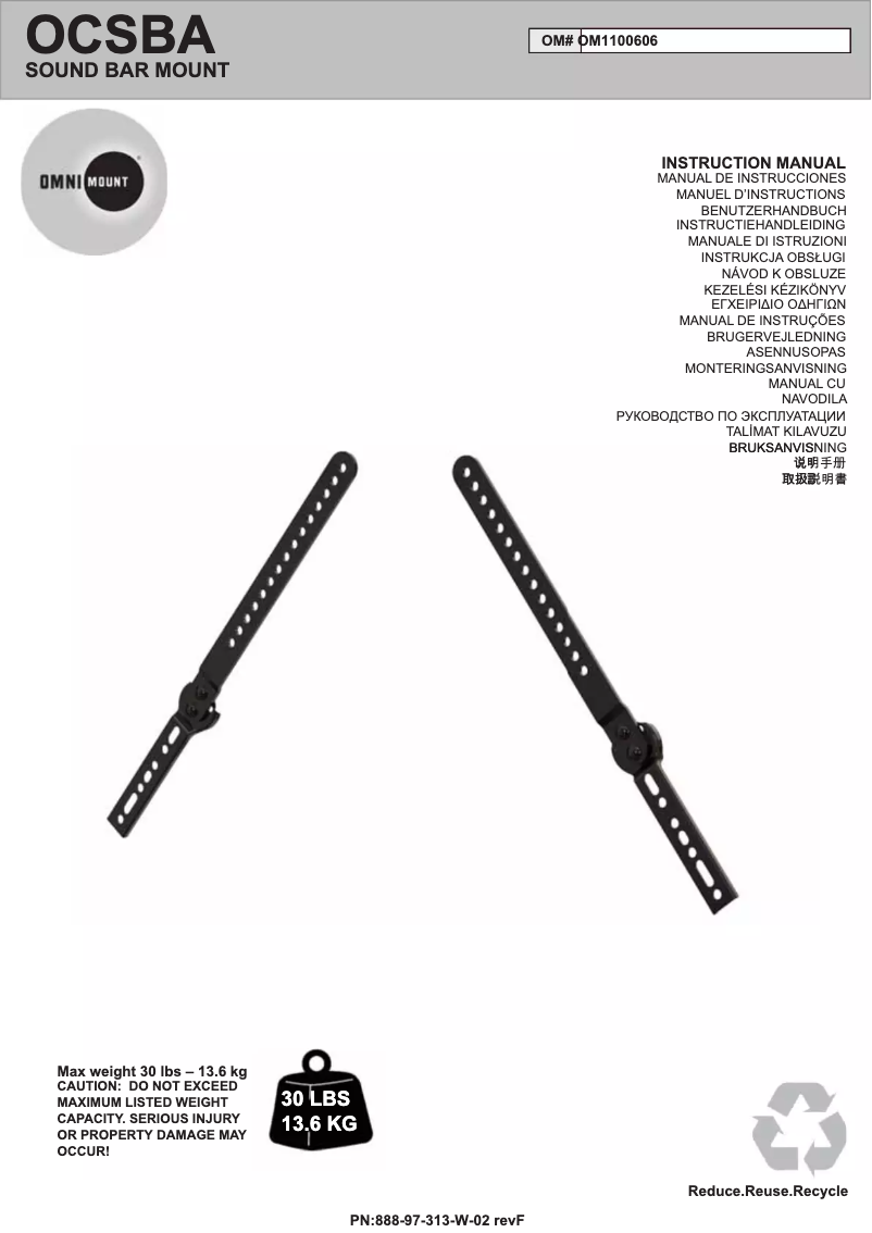 Image de la première page du manuel de l'appareil OCSBA