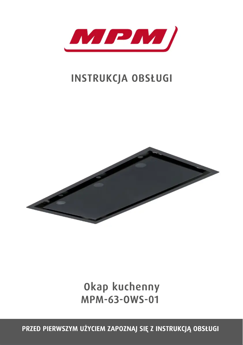 Imagen de la primera página del manual del dispositivo MPM-63-OWS-01