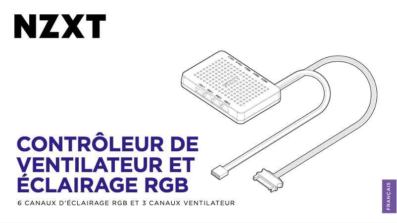Page n°1 - Manuel utilisateur NZXT RGB & Fan Controller