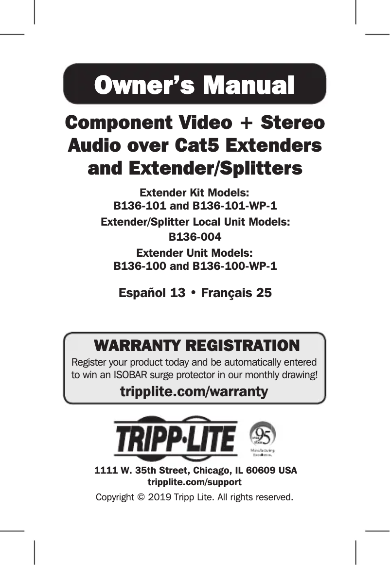 Imagen de la primera página del manual del dispositivo B136-101