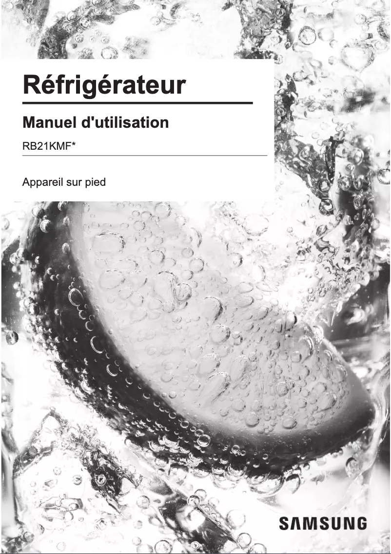 Page n°1 - Manuel utilisateur Samsung RB21KMFJ5SE