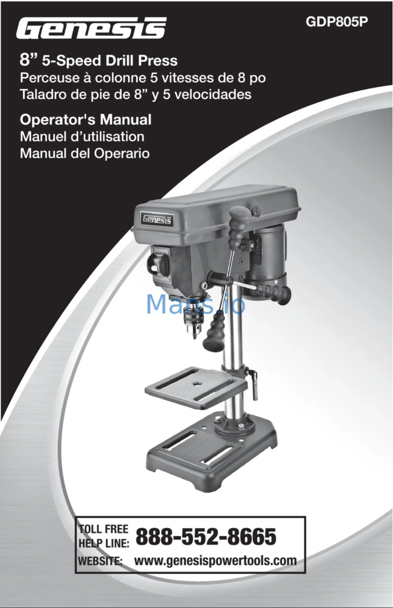 Página 1 del manual Manual de usuario Genesis GDP805P