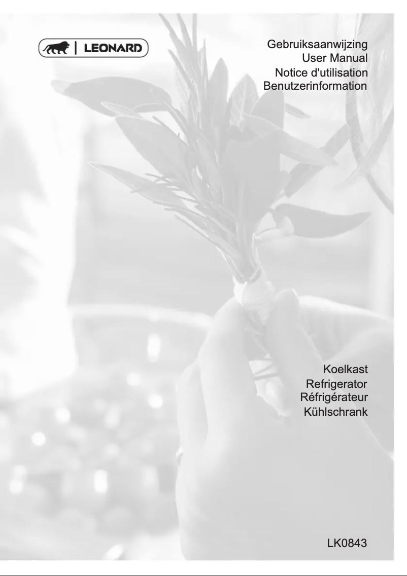 Page n°1 - Manuel utilisateur Leonard LK0843