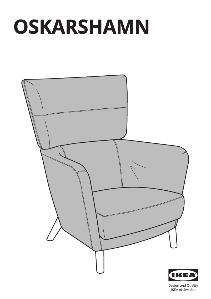 Page 1 de la notice Manuel utilisateur Ikea OSKARSHAMN 205.236.11
