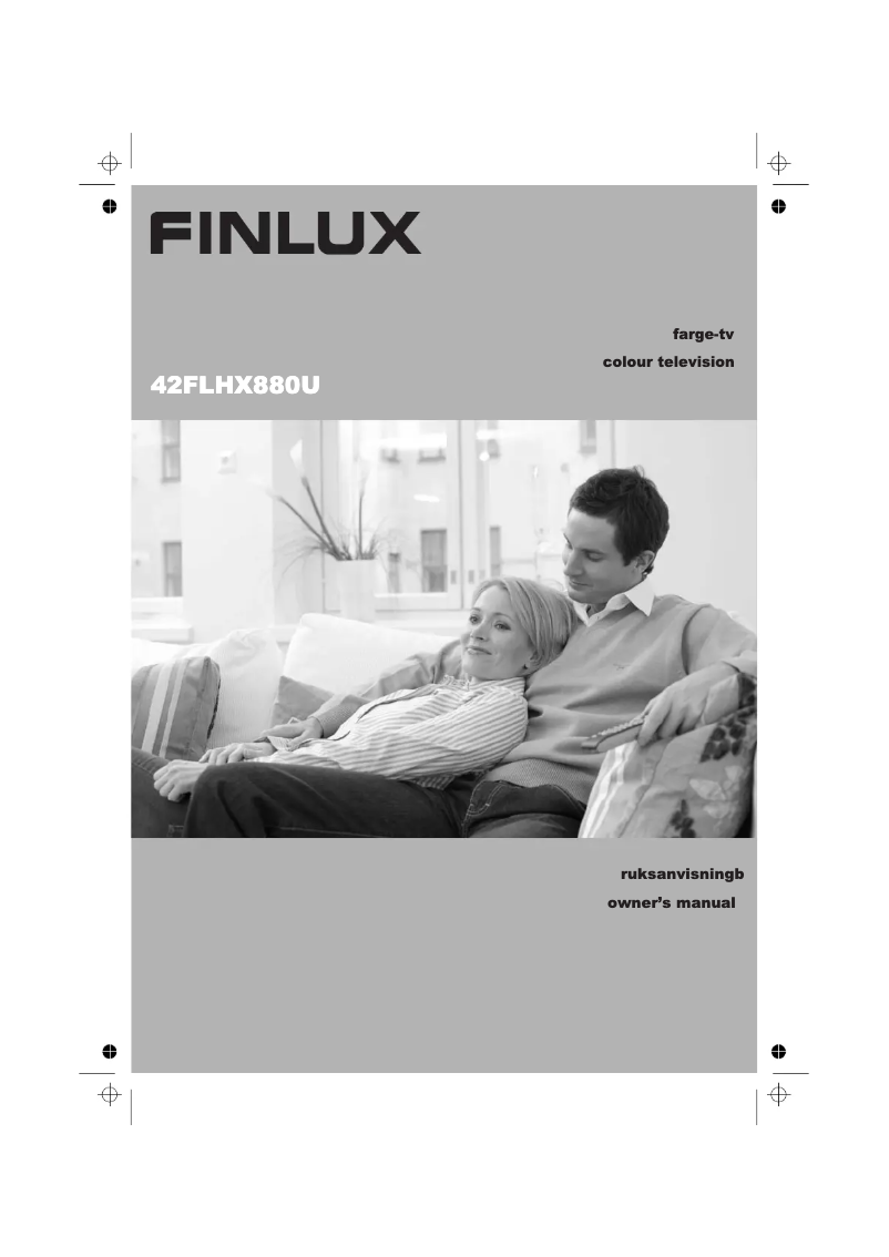 Image de la première page du manuel de l'appareil 42FLHX880U
