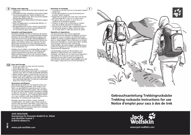 Image de la première page du manuel de l'appareil Crosstrail 6