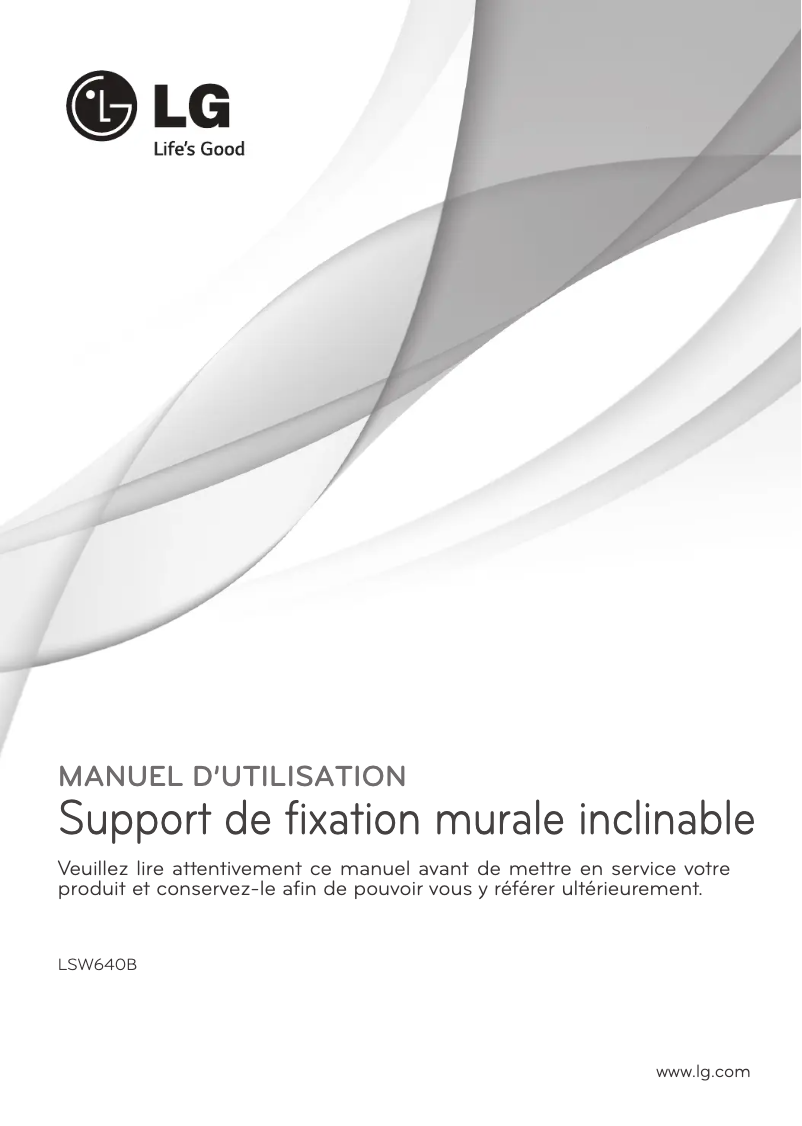 Página 1 del manual Manual de usuario LG LSW640B