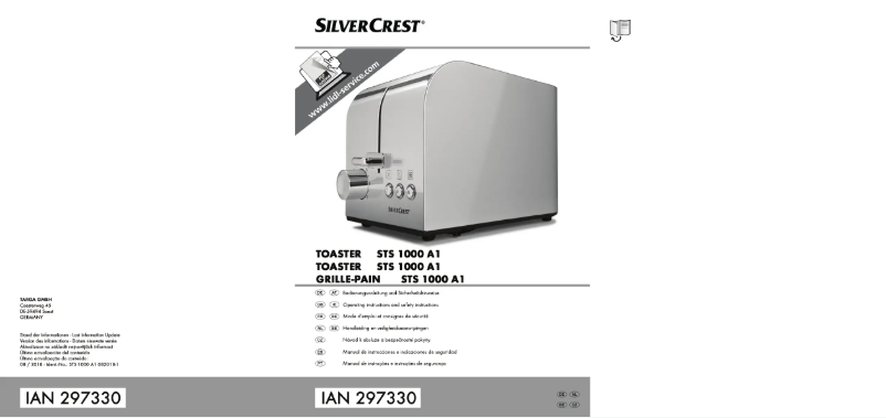 Page 1 de la notice Manuel utilisateur SilverCrest STK 800 A1