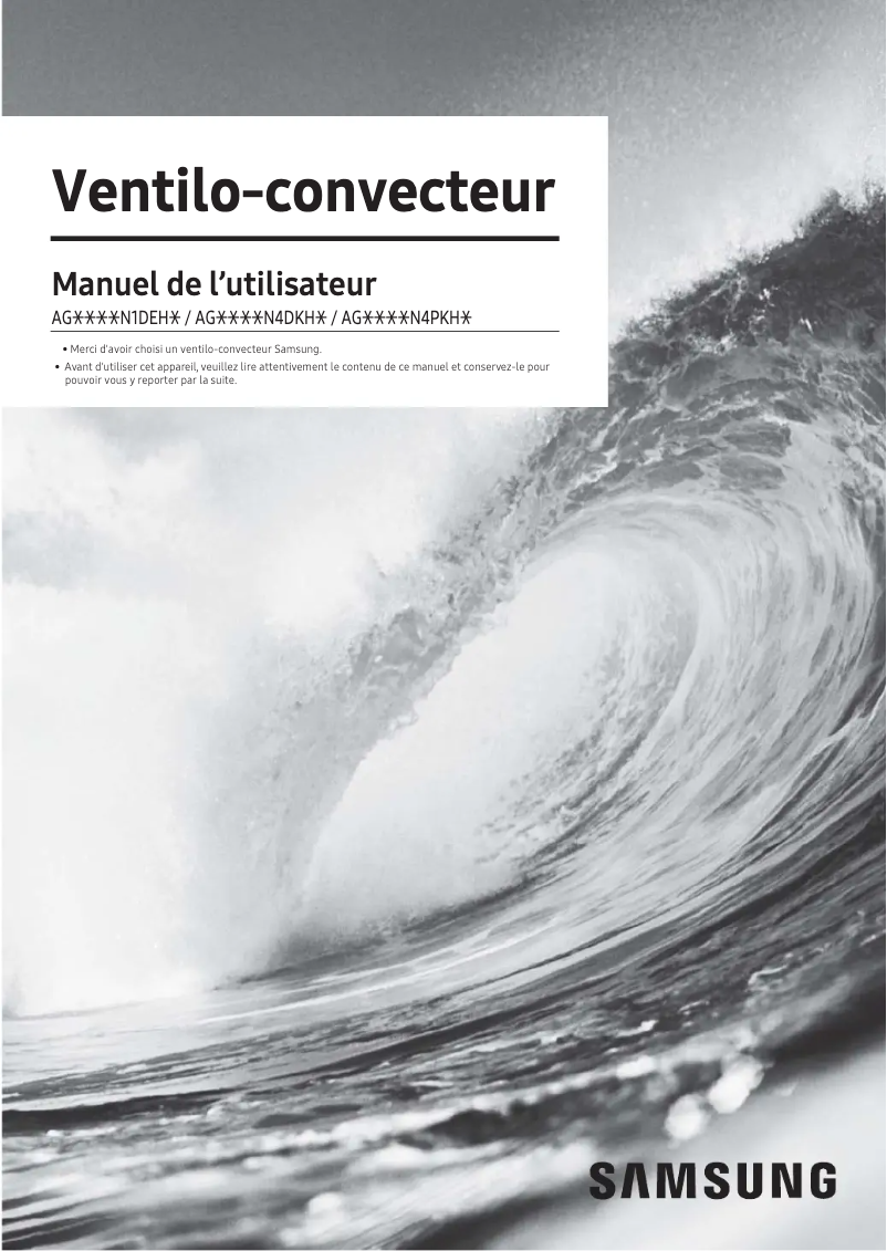 Image de la première page du manuel de l'appareil AG032MN1DEH