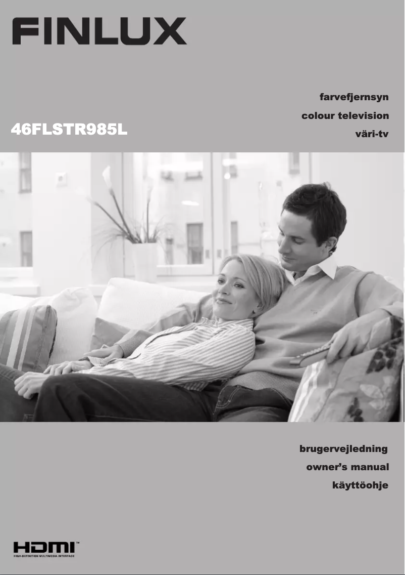 Page n°1 - Manuel utilisateur Finlux 46FLSTR985L